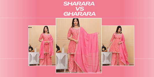 Sharara vs. Gharara: Understanding the Difference in Indian Ethnic Wear