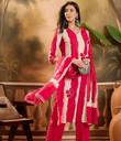 Multicolor Floral Handcrafted Kurta Set with Dupatta
