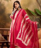 Multicolor Floral Handcrafted Kurta Set with Dupatta