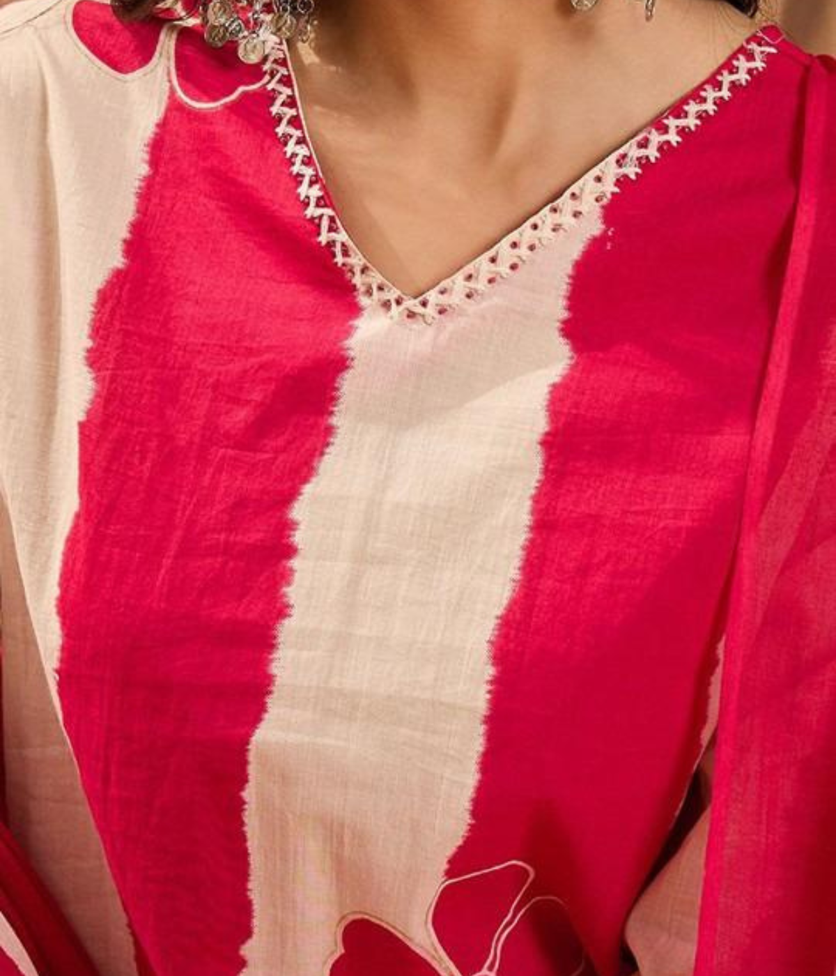 Multicolor Floral Handcrafted Kurta Set with Dupatta